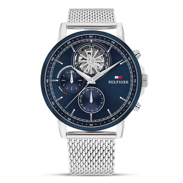 Tommy Hilfiger Skeleton Navy Blue Dial Men's Watch | TH1710609