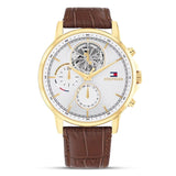 Tommy Hilfiger Stance Skeleton Silver Dial Men's Watch | TH1710631