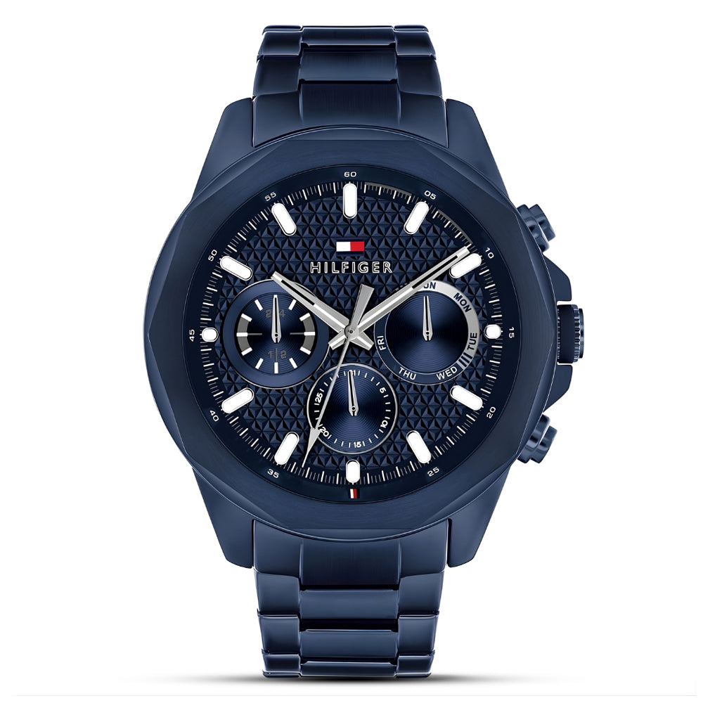 Tommy Hilfiger Blue Strap Round Dial Men's Watch TH1710652