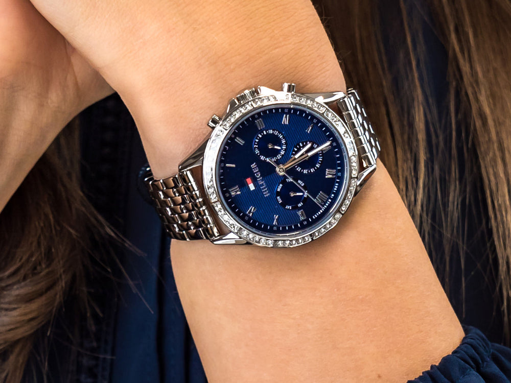 Tommy Hilfiger Ari Blue Dial Stainless Steel Ladies Watch TH1782141