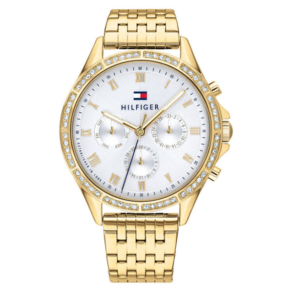 Tommy Hilfiger Ari Gold Tone White Dial Ladies Watch| TH1782142