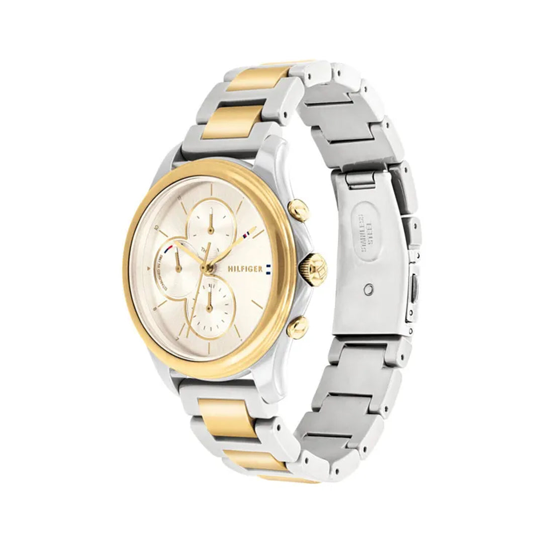 Tommy Hilfiger Two Tone Gold Dial Ladies Watch TH1782264