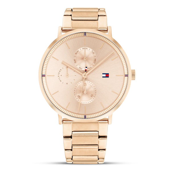 Tommy hilfiger Women Jenna Round Rose gold Watches TH1782296