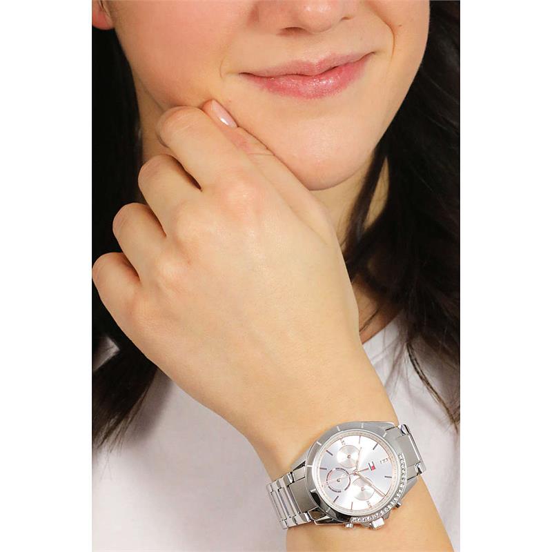 Tommy Hilfiger Horloge Silver Dial Women's Watch TH1782384