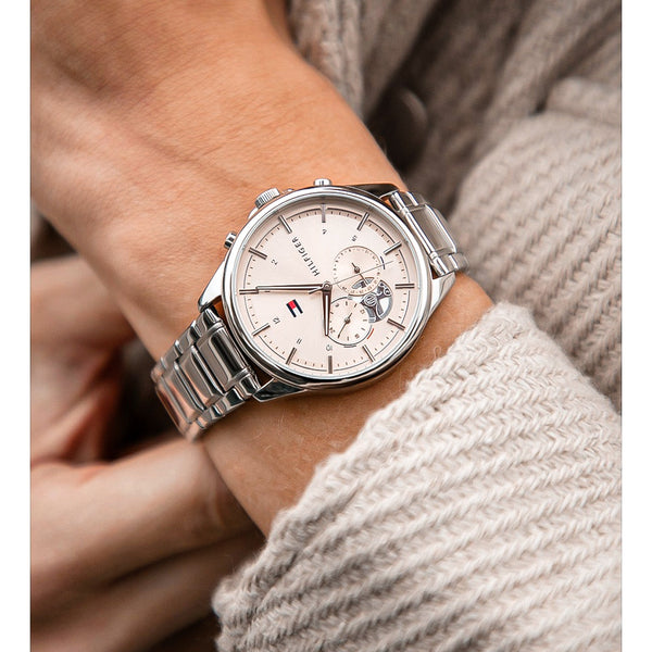 Tommy Hilfiger Quinn Automatic Pink Dial Ladies Watch | TH1782414