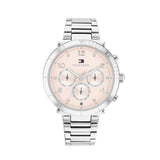 Tommy Hilfiger Dames Horloge Silver-Gold Tone Ladies Watch