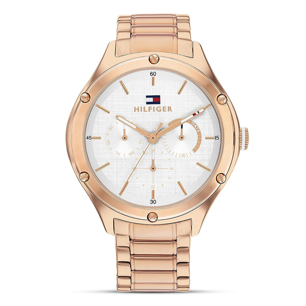 Tommy Hilfiger Lexi Rose Gold Silver Dial Ladies Watch | TH1782682