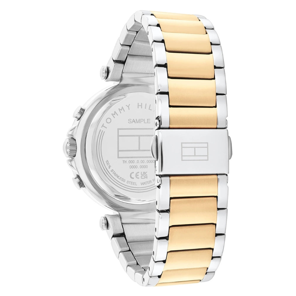 TOMMY HILFIGER EMILY TWO TONE BLACK DIAL LADIES WATCH TH1782702