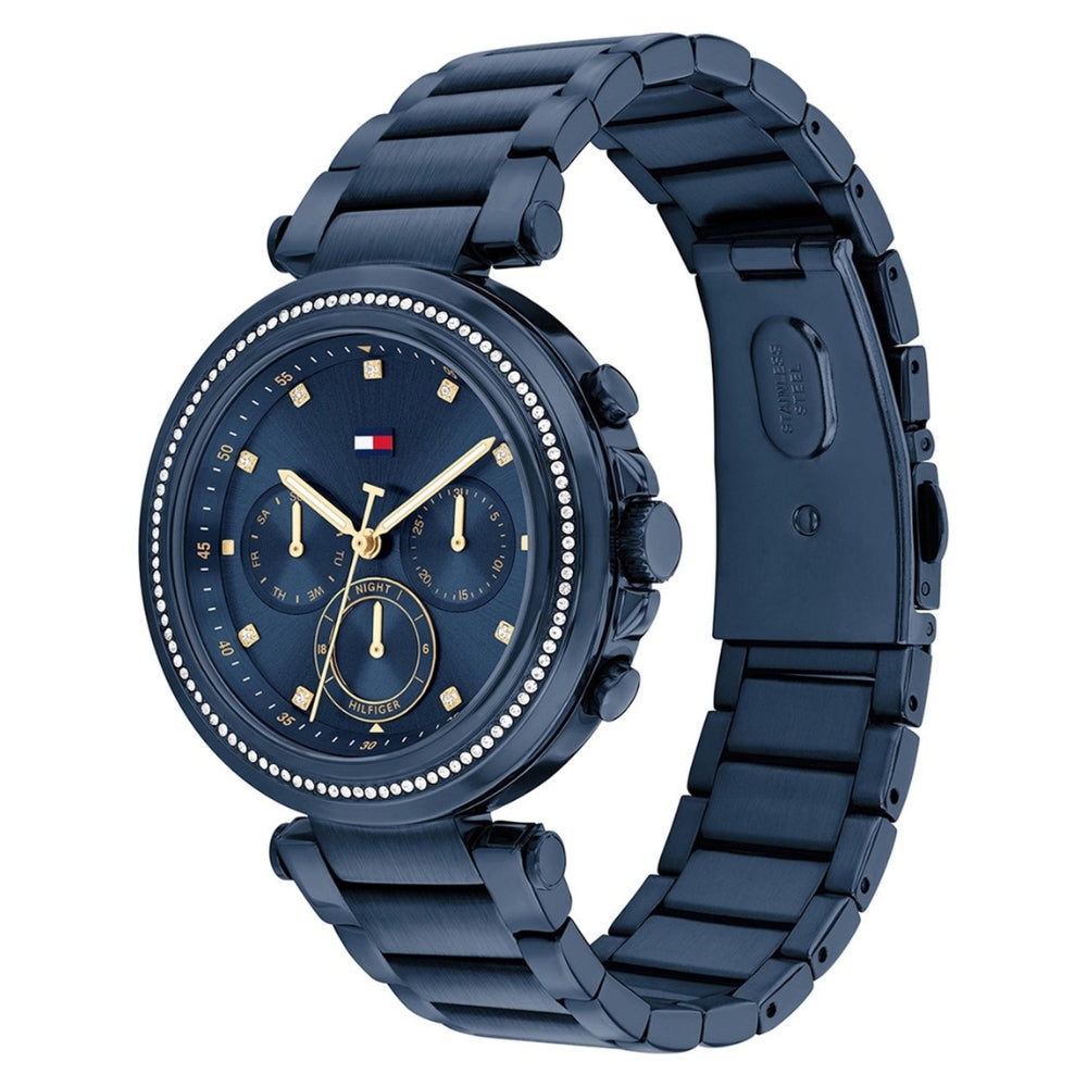 TOMMY HILFIGER EMILY BLUE TONE BLUE DIAL WOMEN'S WATCH c