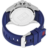 Tommy Hilfiger Men's Nolan Blue Rubber Strap Watch TH1791142