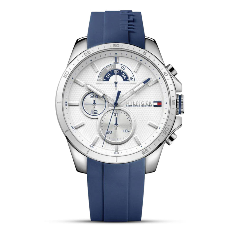 Tommy Hilfiger Decker Multifunction White Dial Men's Watch | TH1791349