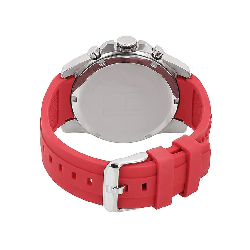 Tommy Hilfiger Black Dial Multifunction Red Men's Watch| TH1791351