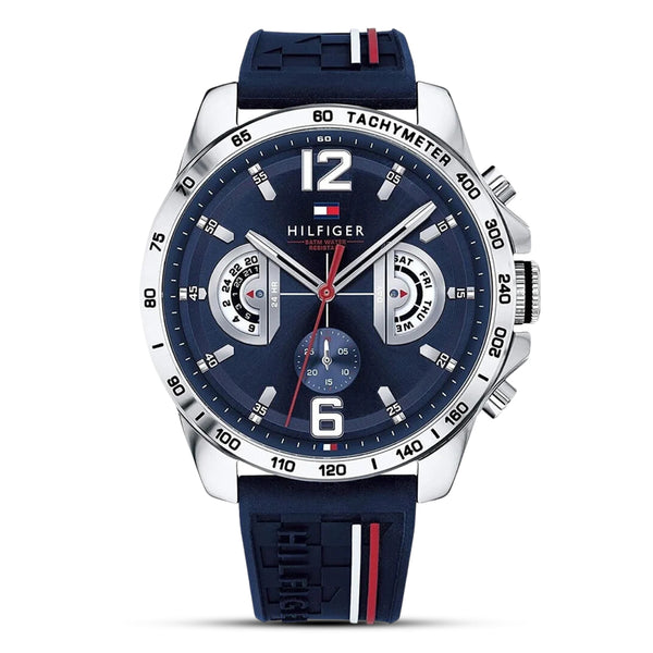 Tommy Hilfiger Men's Watch Blue Dial Blue Colored Strap TH1791476