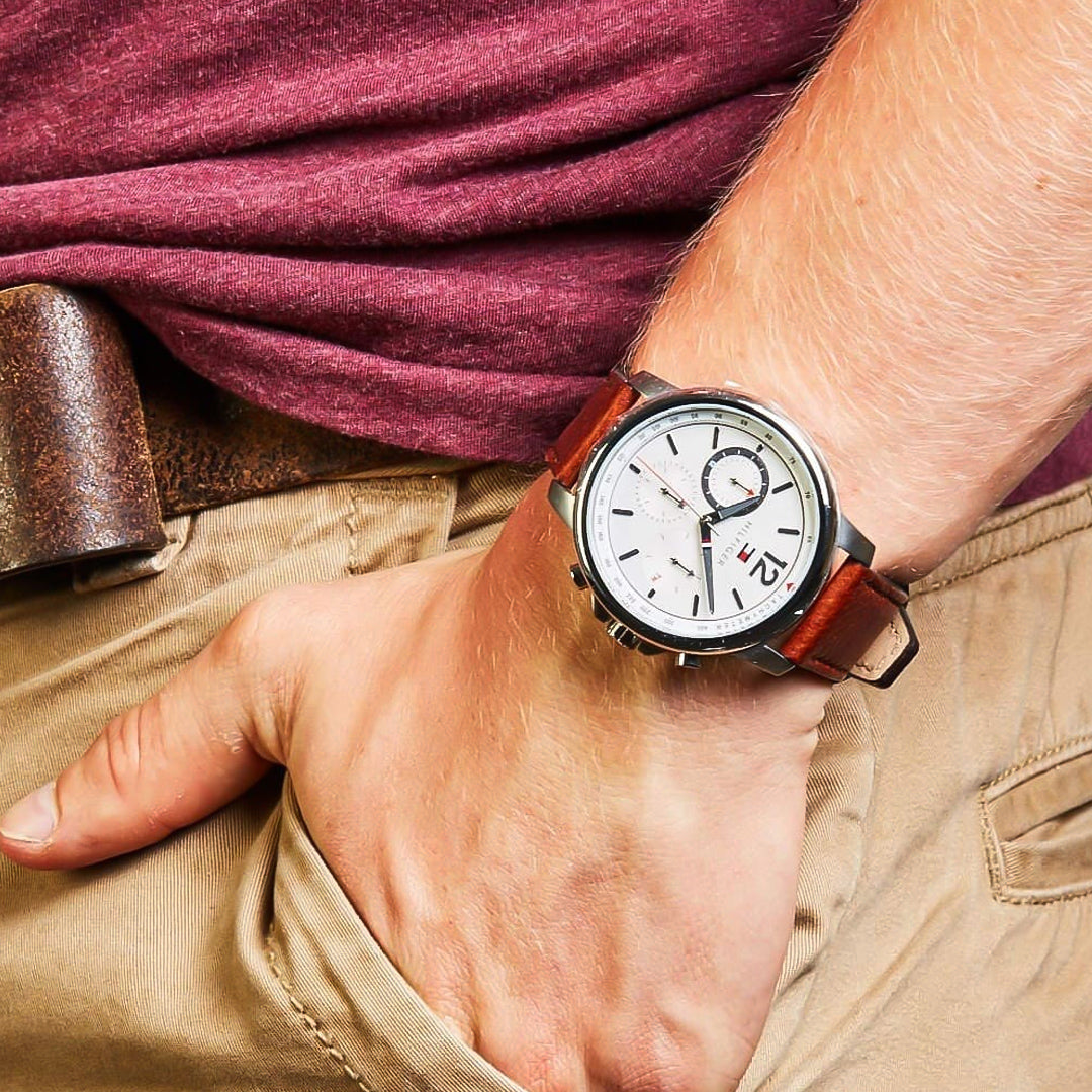 Tommy Hilfiger Landon Multifunction White Dial Men's Watch | TH1791531