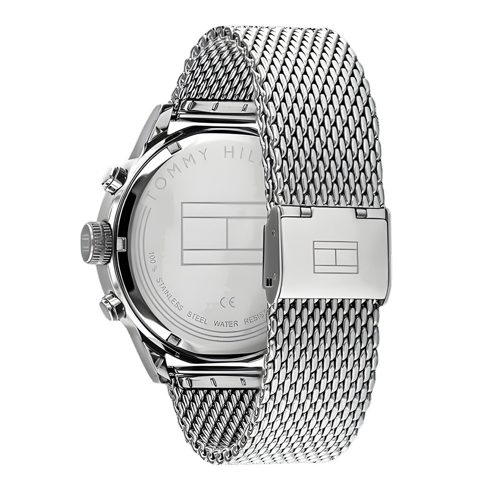 TOMMY HILFIGER "DAMON" BLUE DIAL MESH STRAP MEN'S WATCH TH1791596