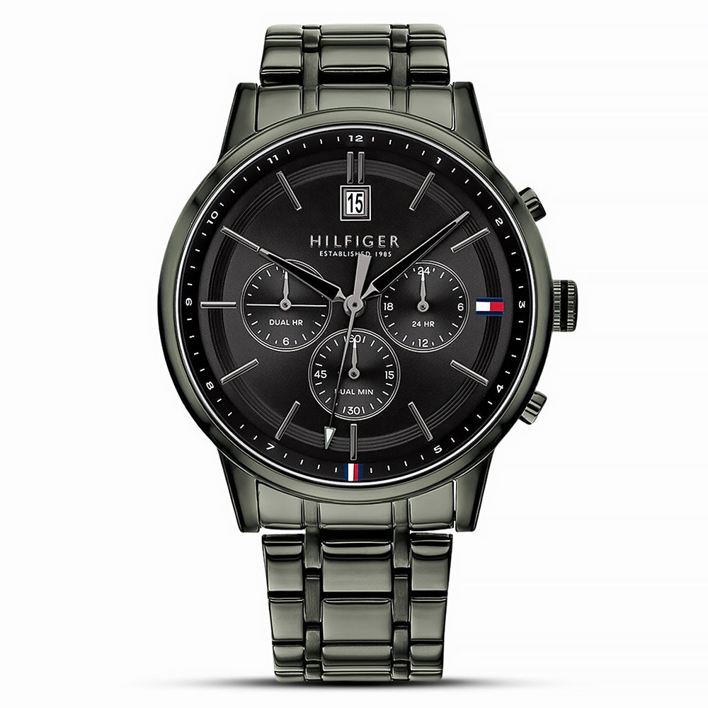 Tommy Hilfiger Kyle Chronograph Black Dial Men's Watch | TH1791634