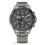 Tommy Hilfiger Gun-Metal Steel Men's Watch| TH1791719