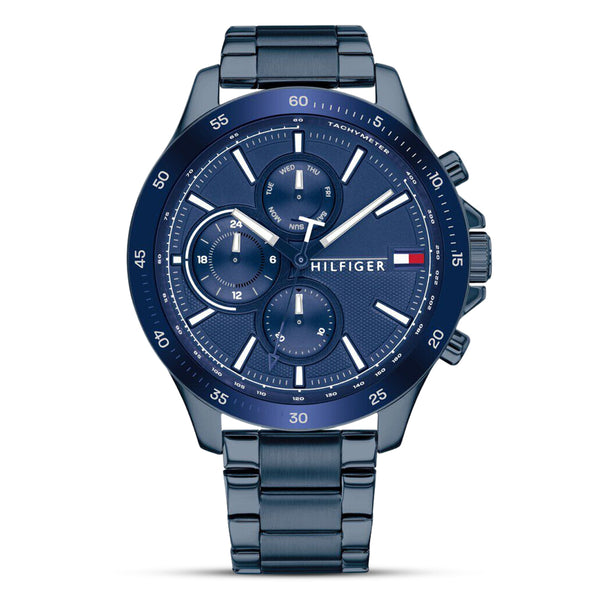 Tommy Hilfiger Bank Round Blue Men's Watch| TH1791720