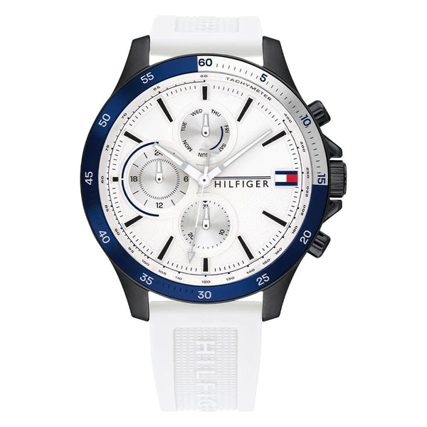Tommy Hilfiger Horologe White Dial Silicon Men's Watch| TH1791723