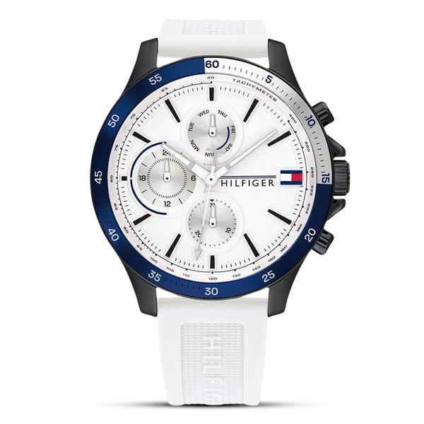 Tommy Hilfiger Horologe White Dial Silicon Men's Watch| TH1791723