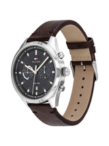 Tommy Hilfiger Bennett Brown Leather Strap Watch TH1791729