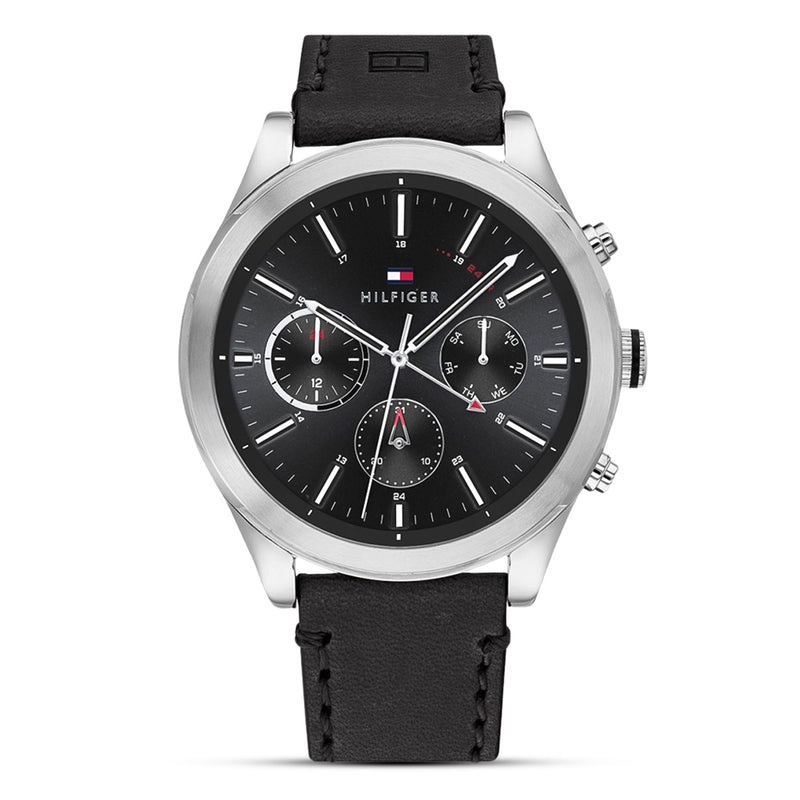Tommy Hilfiger Ashton Multifunction Black Dial Men's Watch |  TH1791740