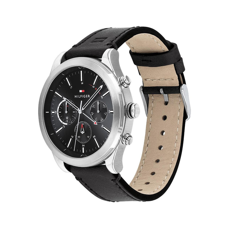 Tommy Hilfiger Ashton Multifunction Black Dial Men's Watch |  TH1791740