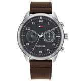 Tommy Hilfiger Patrick Grey Dial Leather Watch TH1791785