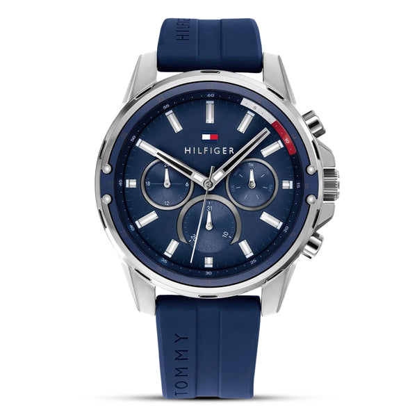 Tommy Hilfiger Analogue Quartz Blue Silicone Men's Watch| TH1791791