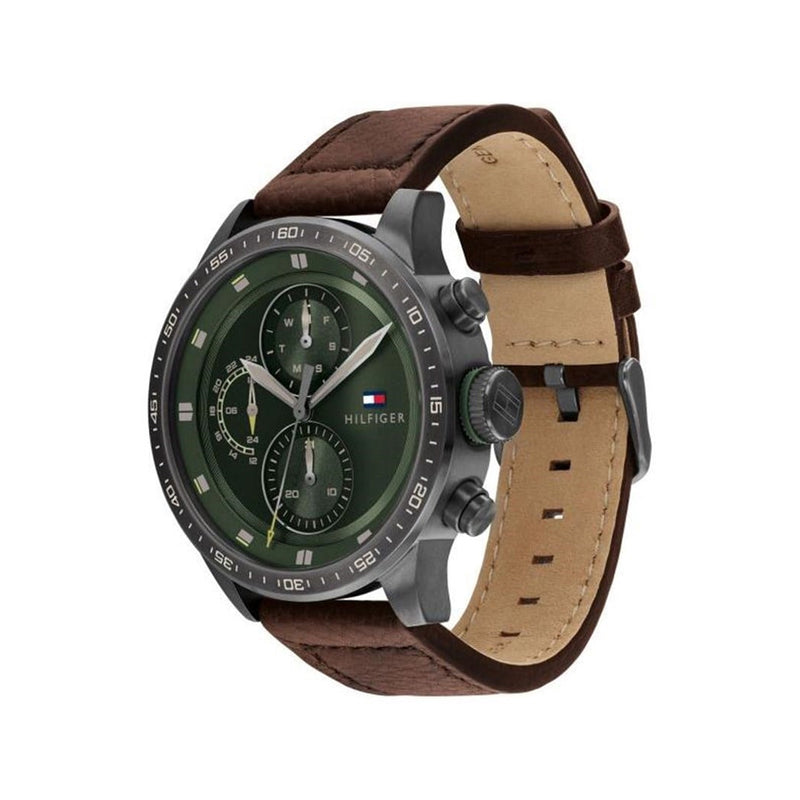 Tommy Hilfiger Multifunction Navy Green Dial Men's Watch | TH1791809