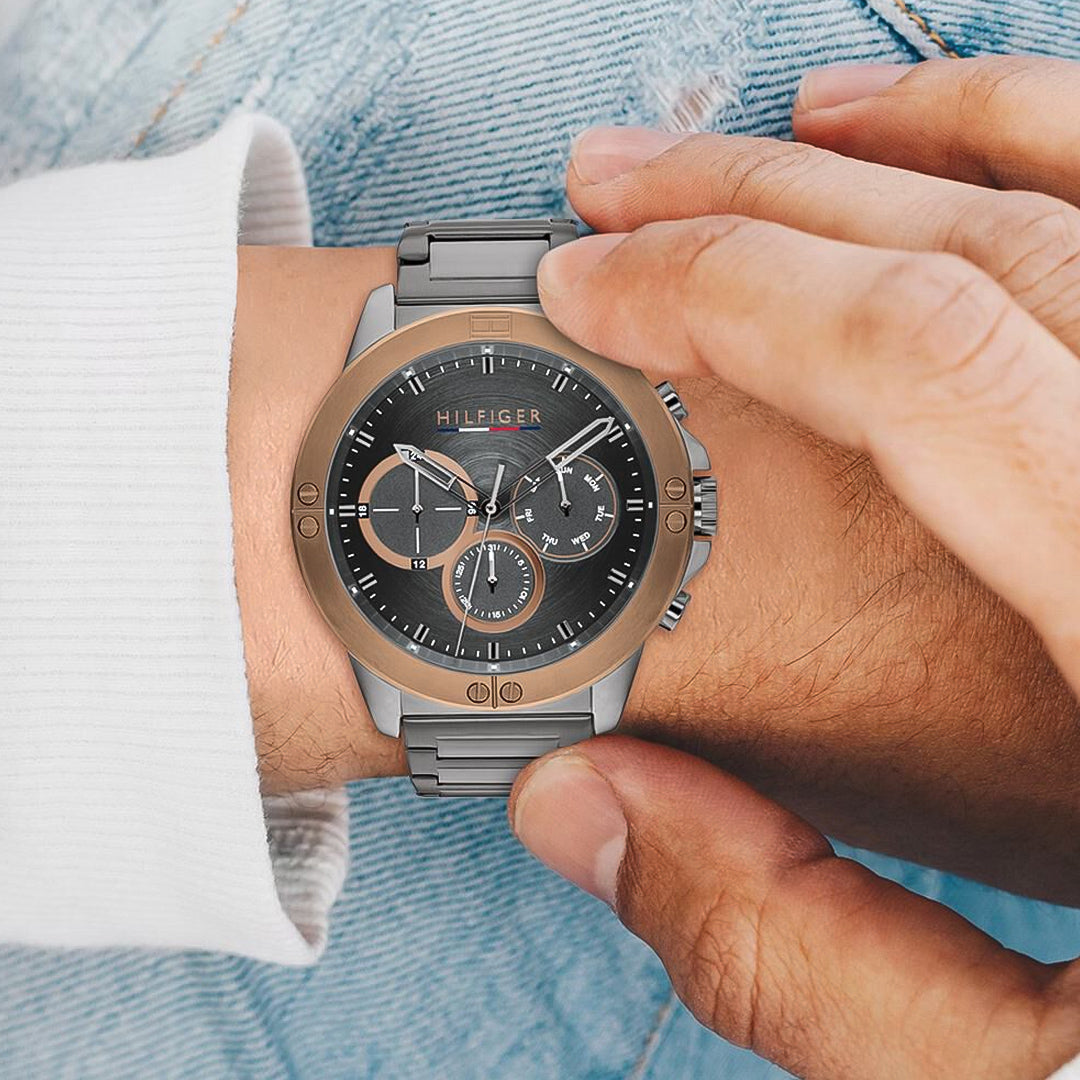 Tommy Hilfiger Harley Multifunction Grey Dial Men's Watch | TH1791892