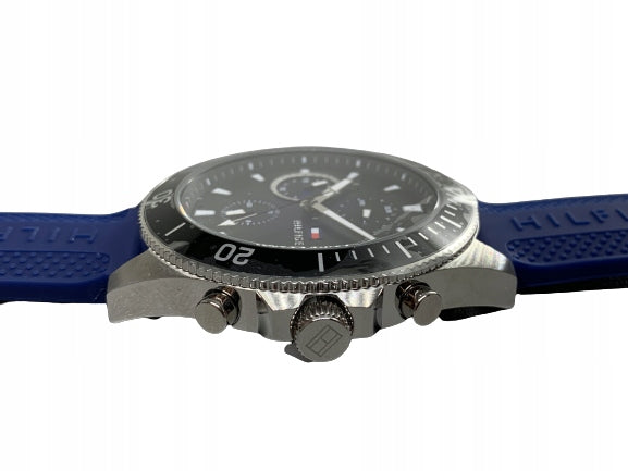 Tommy Hilfiger Larson Multifunction Blue Silicone Men's Watch TH1791920