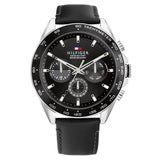 Tommy Hilfiger Analog Black Leather Men's Watch TH1791964