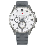 Tommy Hilfiger Max Multifunction Grey Silicone Strap Watch | TH1791972