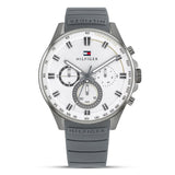 Tommy Hilfiger Max Multifunction Grey Silicone Strap Watch | TH1791972