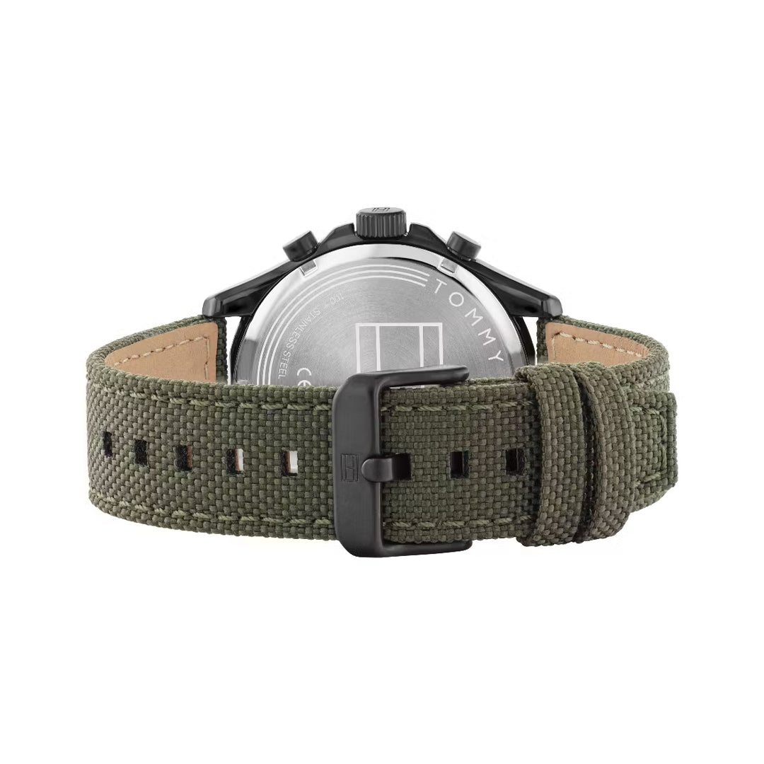 Tommy Hilfiger Axel Black Dial Nylon Band Men's Watch | TH1792006