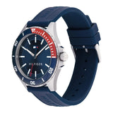 Tommy Hilfiger Logan Blue Dial Silicone Strap Watch | TH1792009