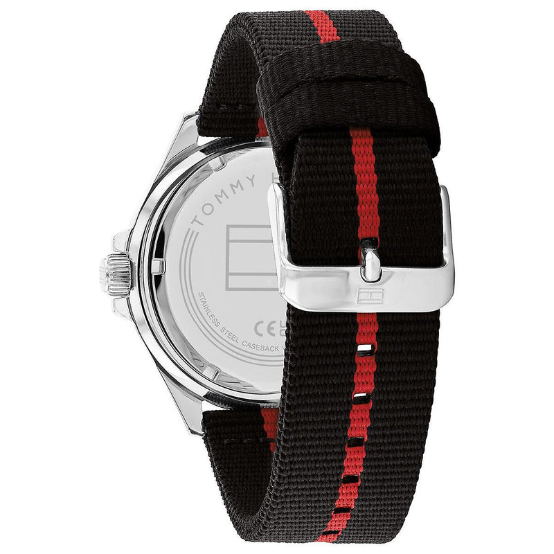 Tommy Hilfiger Logan Black Nylon Strap Men's Watch | TH1792010