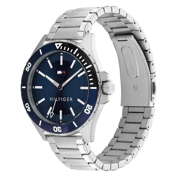 Tommy Hilfiger Logan Blue Dial Stainless Steel Watch | TH1792012