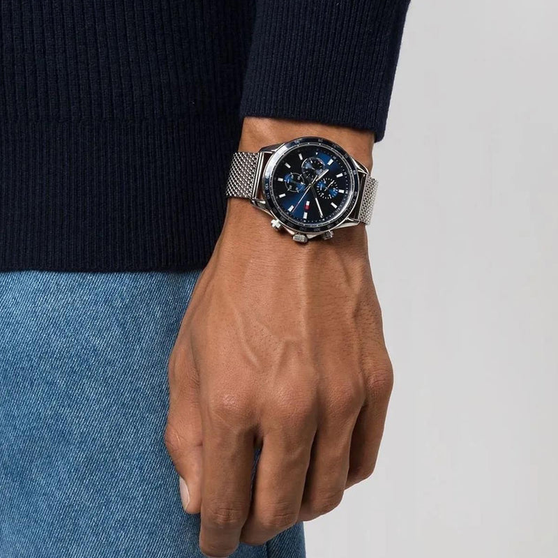 Tommy Hilfiger Miles Chronograph Blue Dial Men's Watch | TH1792018