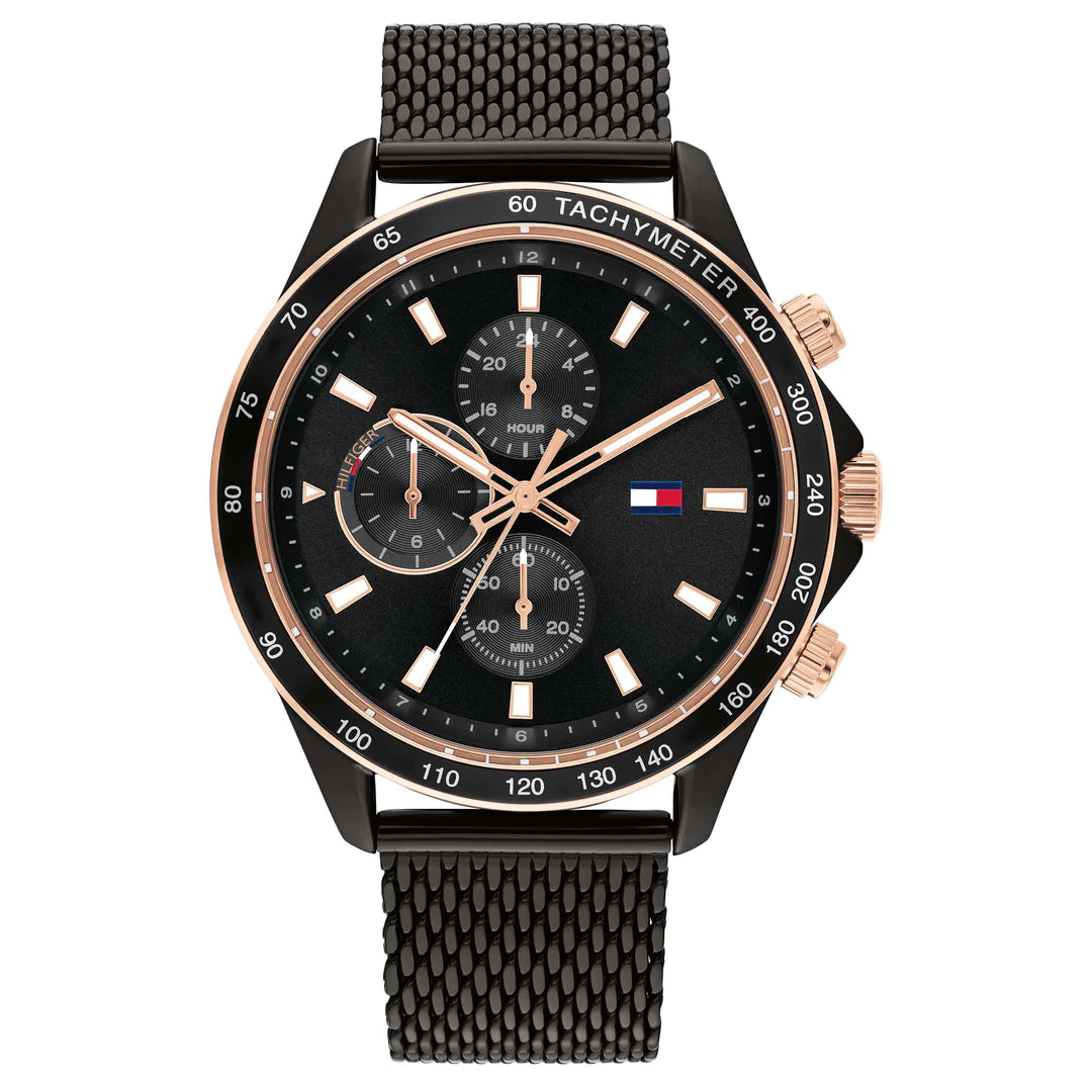 Tommy Hilfiger Miles Black Chronograph Men's Watch TH1792020