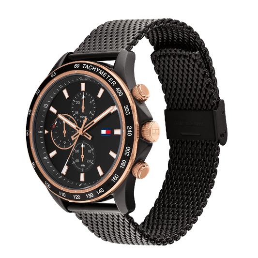 Tommy Hilfiger Miles Black Chronograph Men's Watch TH1792020