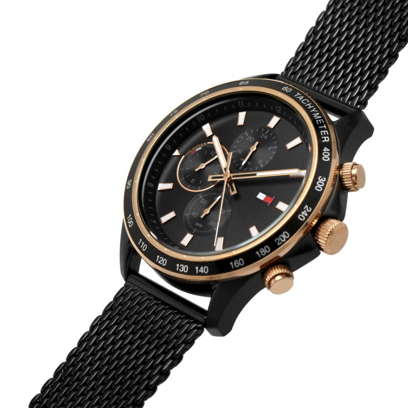 Tommy Hilfiger Miles Black Chronograph Men's Watch TH1792020