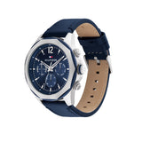 Tommy Hilfiger Jameson Blue Leather Strap Watch TH1792063