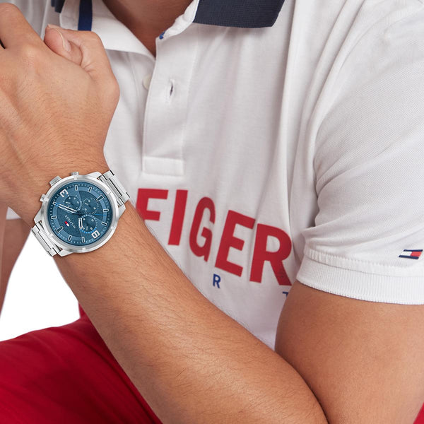 Tommy Hilfiger Heren Horloge Blue Dial Men's Watch| TH1792077