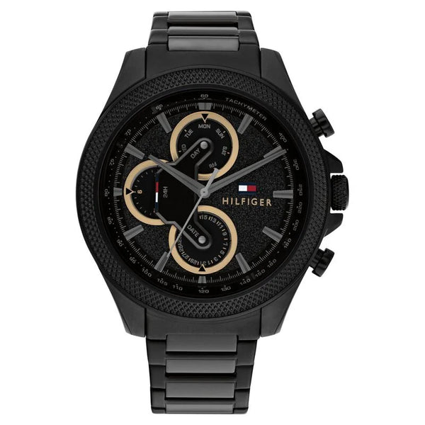 Tommy Hilfiger Clark Multifunction Black Dial Watch | TH1792081