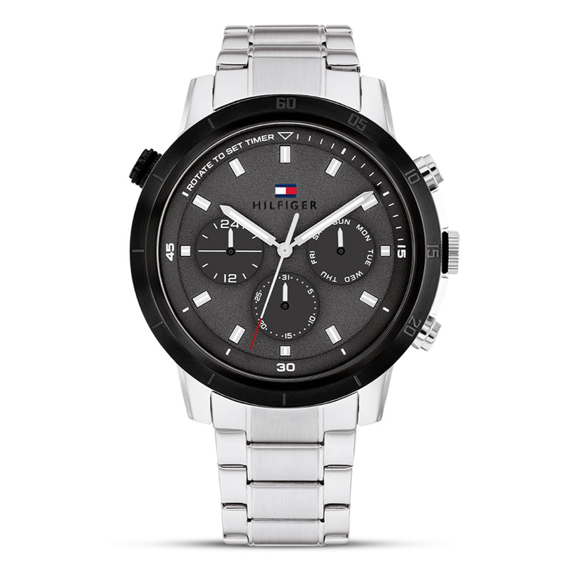 Tommy Hilfiger Troy Multifunction Grey Dial Men's Watch | TH1792106