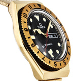 Timex Q Reissue Gold-Tone Black Dial Men's Watch| TW2V18800