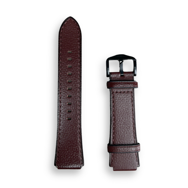 Fossil 22mm Dark Brown Leather Men Watches Strap