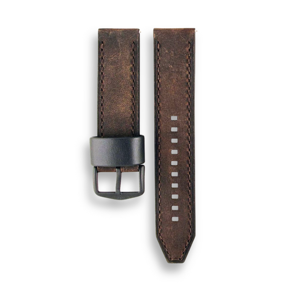 Fossil Leather Dark Brown Original Watch Strap FS4656